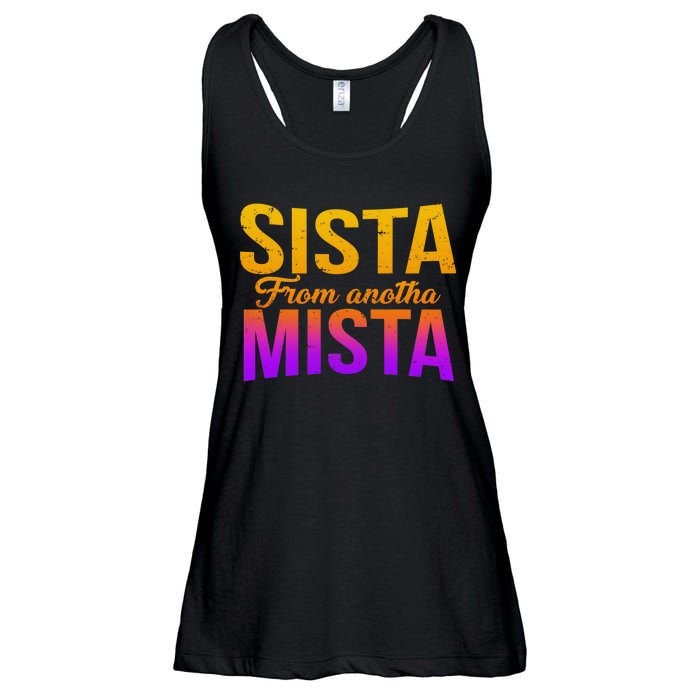 Sista From Anotha Mista Ladies Essential Flowy Tank