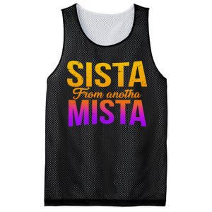 Sista From Anotha Mista Mesh Reversible Basketball Jersey Tank