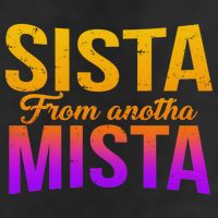 Sista From Anotha Mista Golf Towel