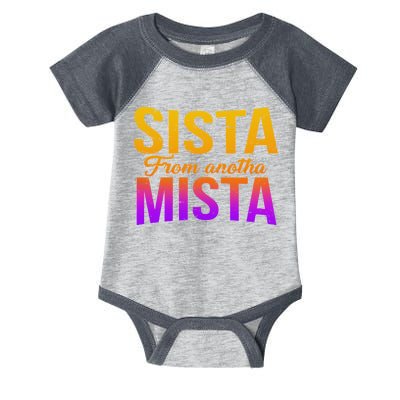 Sista From Anotha Mista Infant Baby Jersey Bodysuit