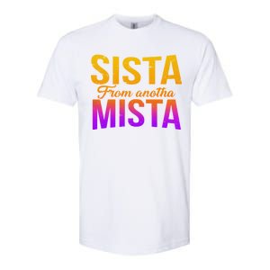 Sista From Anotha Mista Softstyle CVC T-Shirt