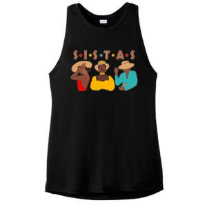 Sistas Stylish African American Ladies PosiCharge Tri-Blend Wicking Tank