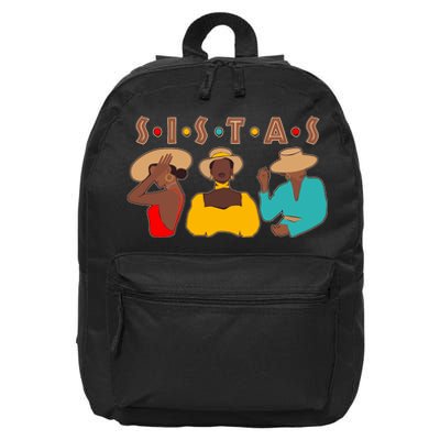 Sistas Stylish African American 16 in Basic Backpack