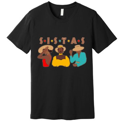 Sistas Stylish African American Premium T-Shirt