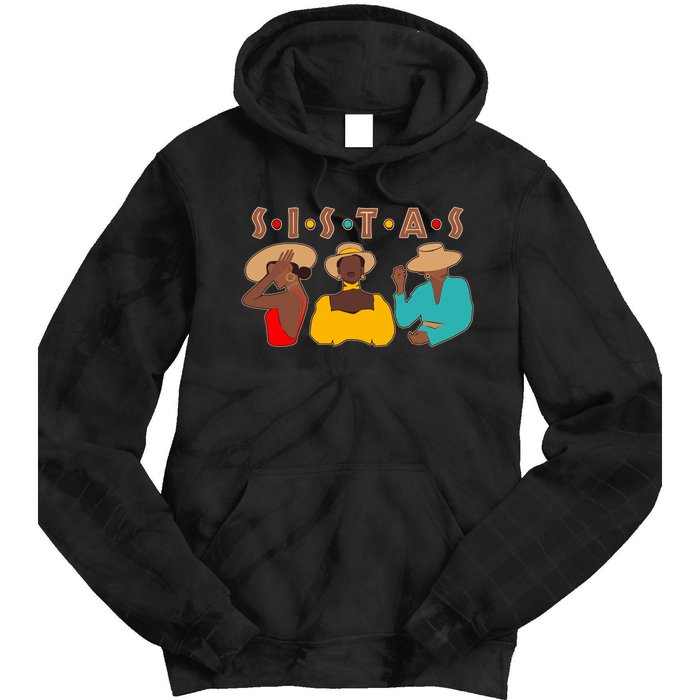 Sistas Stylish African American Tie Dye Hoodie