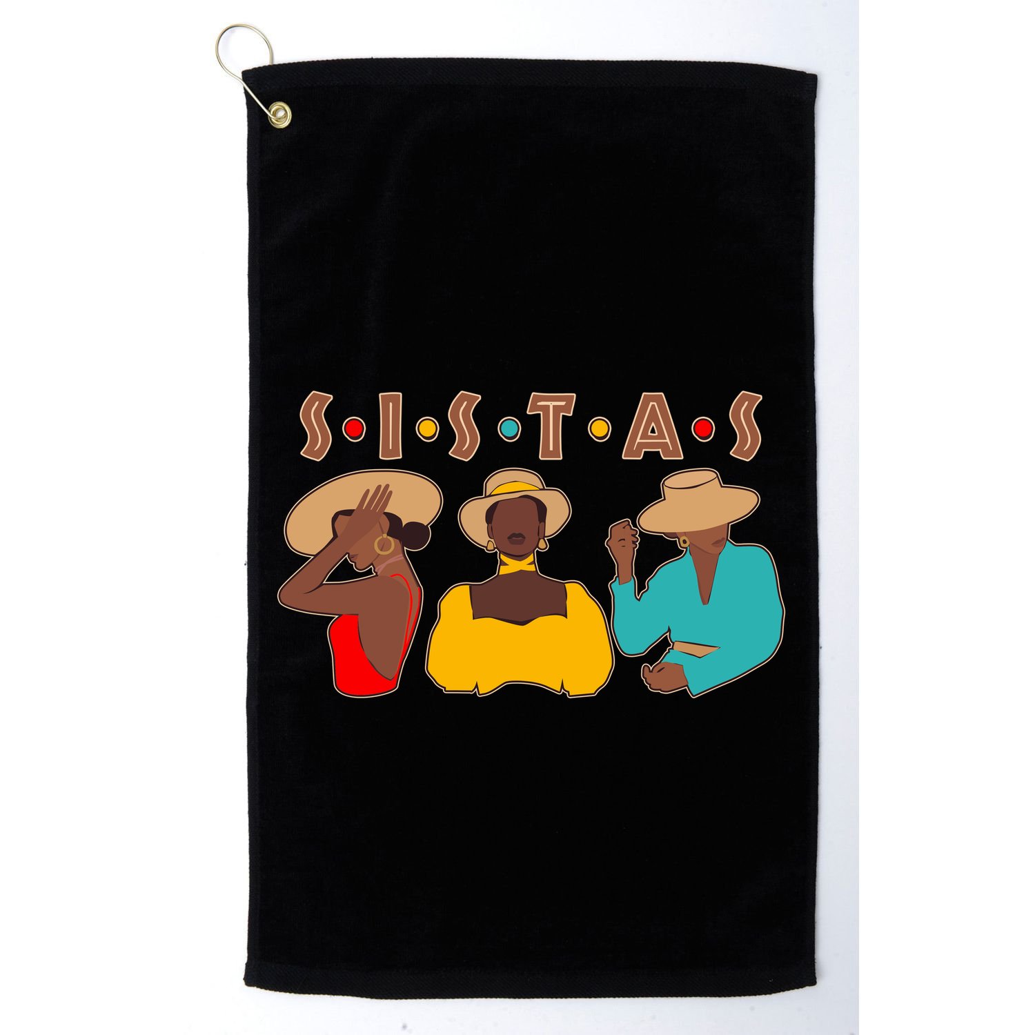 Sistas Stylish African American Golf Towel