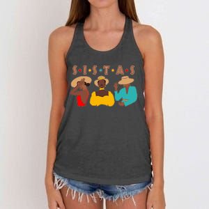 Sistas Stylish African American Women's Knotted Racerback Tank