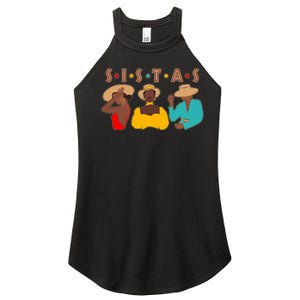 Sistas Stylish African American Women's Perfect Tri Rocker Tank