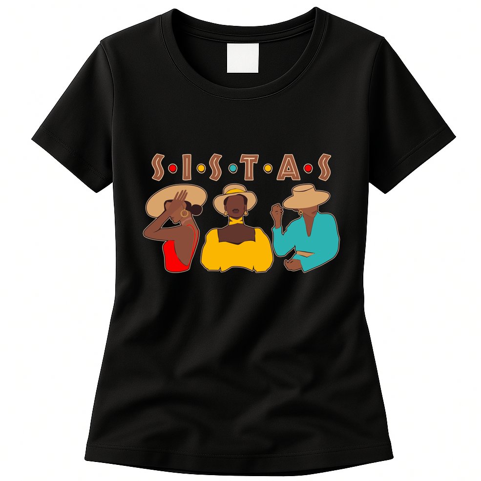 Sistas Stylish African American Womens T-Shirt