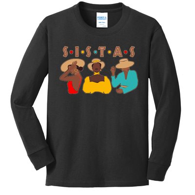 Sistas Stylish African American Kids Long Sleeve Shirt