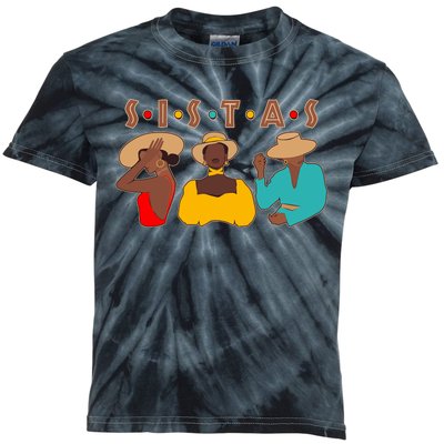 Sistas Stylish African American Kids Tie-Dye T-Shirt