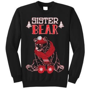 Sister Bear Christmas Santa Family Matching Pajamas Sweatshirt