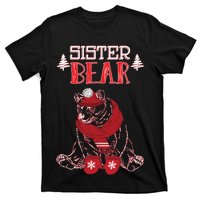 Sister Bear Christmas Santa Family Matching Pajamas T-Shirt