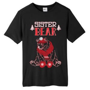 Sister Bear Christmas Santa Family Matching Pajamas Tall Fusion ChromaSoft Performance T-Shirt