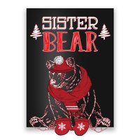 Sister Bear Christmas Santa Family Matching Pajamas Poster