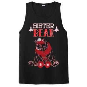 Sister Bear Christmas Santa Family Matching Pajamas PosiCharge Competitor Tank