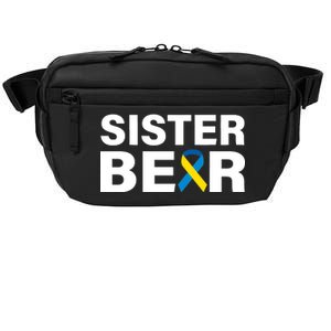 Sister Bear Down Syndrome Awareness Crossbody Pack