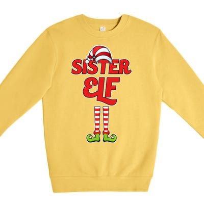 Sister Elf Christmas Premium Crewneck Sweatshirt