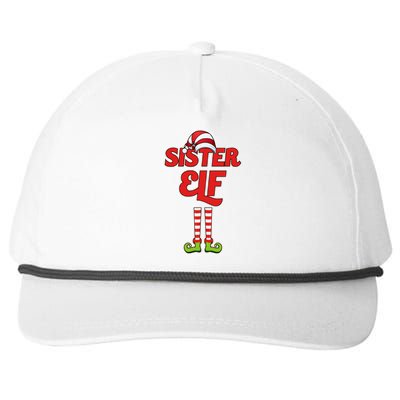 Sister Elf Christmas Snapback Five-Panel Rope Hat