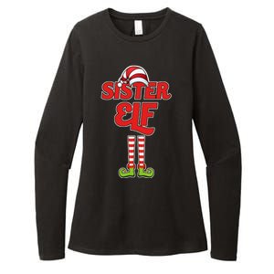 Sister Elf Christmas Womens CVC Long Sleeve Shirt