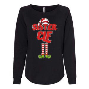 Sister Elf Christmas Womens California Wash Sweatshirt