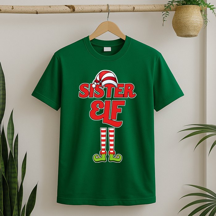 Sister Elf Christmas T-Shirt