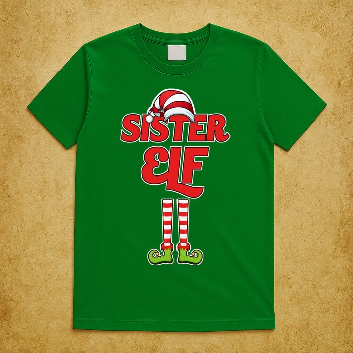 Sister Elf Christmas T-Shirt