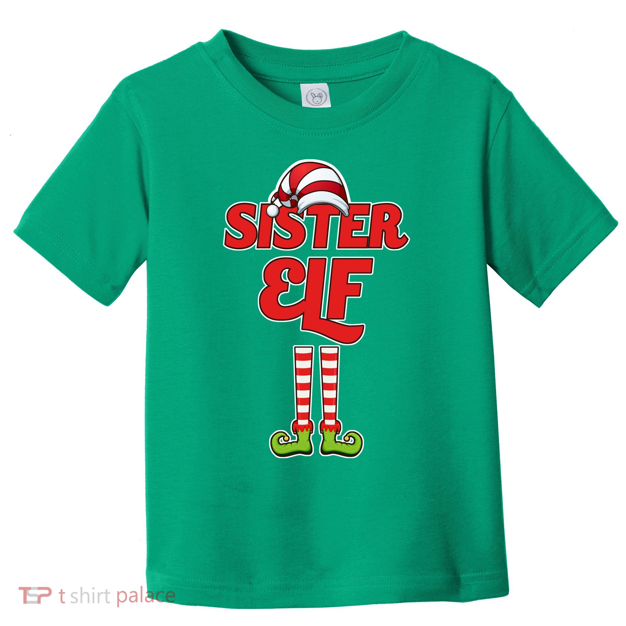 Sister Elf Christmas Toddler T-Shirt