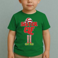 Sister Elf Christmas Toddler T-Shirt