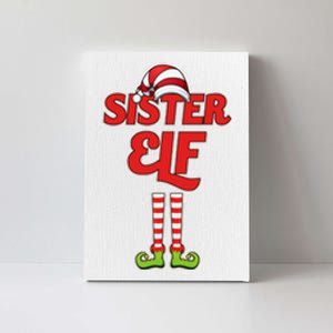 Sister Elf Christmas Canvas