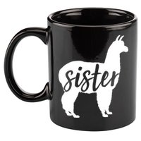 Sister Lama 11oz C Handle Ceramic Mug
