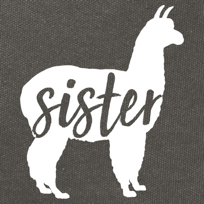 Sister Lama Cotton Canvas Backpack