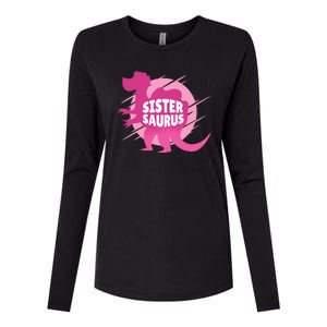 Sister Saurus Womens Cotton Relaxed Long Sleeve T-Shirt