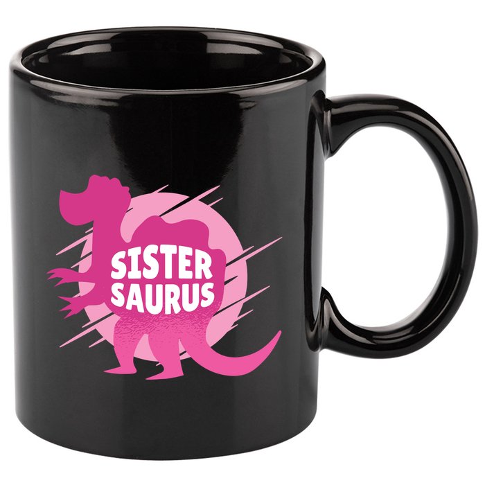 Sister Saurus 11oz C Handle Ceramic Mug
