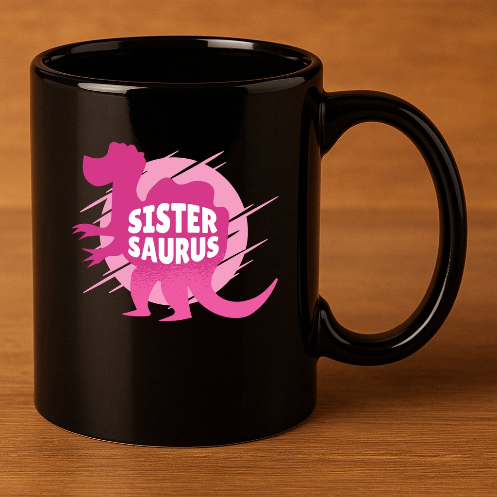 Sister Saurus 11oz C Handle Ceramic Mug