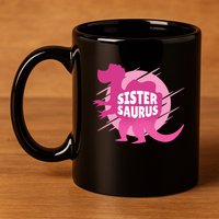 Sister Saurus 11oz C Handle Ceramic Mug