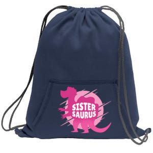 Sister Saurus Sweatshirt Cinch Pack Bag