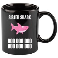 Sister Shark Doo 11oz C Handle Ceramic Mug