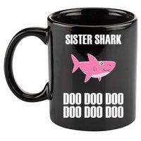 Sister Shark Doo 11oz C Handle Ceramic Mug