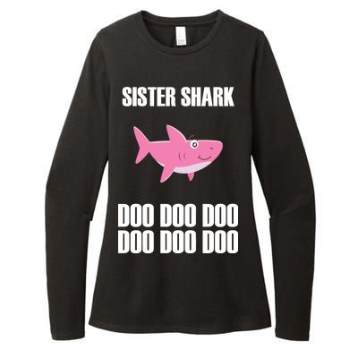 Sister Shark Doo Womens CVC Long Sleeve Shirt