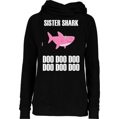 Sister Shark Doo Womens Funnel Neck Pullover Hood