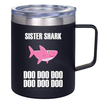 Sister Shark Doo 12oz Stainless Steel Coffee Mug
