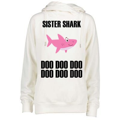 Sister Shark Doo Womens Funnel Neck Pullover Hood