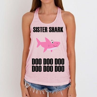 Sister Shark Doo Women's Knotted Racerback Tank