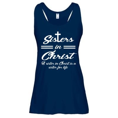 Sisters In Christ Sister For Life Ladies Essential Flowy Tank