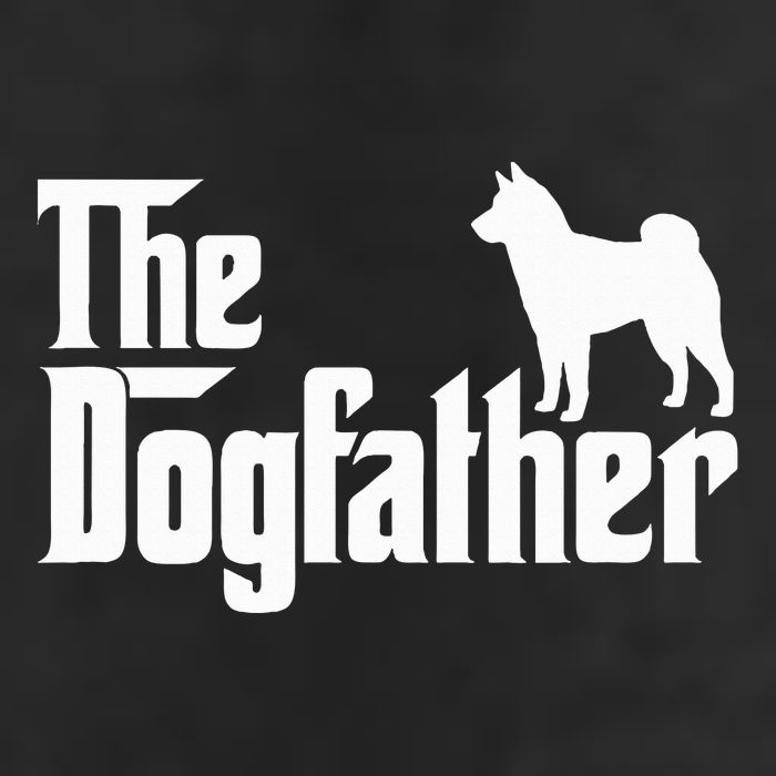 Shiba Inu The Dogfather Dog Dad Papa 7 Panel Mesh Trucker Snapback Hat