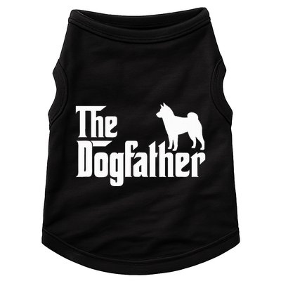 Shiba Inu The Dogfather Dog Dad Papa Doggie Tank