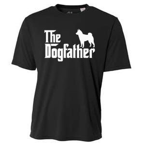 Shiba Inu The Dogfather Dog Dad Papa Cooling Performance Crew T-Shirt