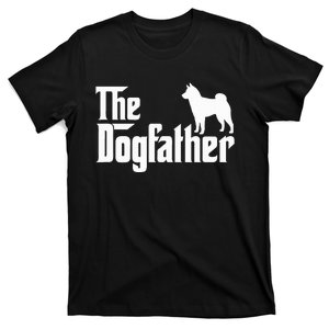 Shiba Inu The Dogfather Dog Dad Papa T-Shirt