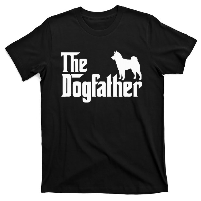 Shiba Inu The Dogfather Dog Dad Papa T-Shirt